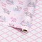 LaRibbons 17" X 33' Reversible Wrapping Paper | Baby Elephant w/ Quilted Back